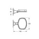 <i>GROHE SPA</i> Grandera Держатель с керамической мыльницей (40628IG0)