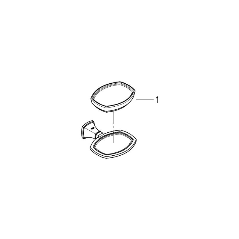 <i>GROHE SPA</i> Grandera Держатель с керамической мыльницей (40628IG0)