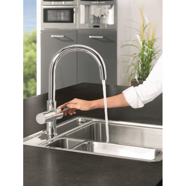 Grohe Blue Смеситель однорычажный для мойки Bi-Flow (33251000)