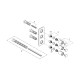 <i>GROHE SPA</i> Grohtherm F Внешняя часть встраиваемого вентиля, 3 выхода (27625000)