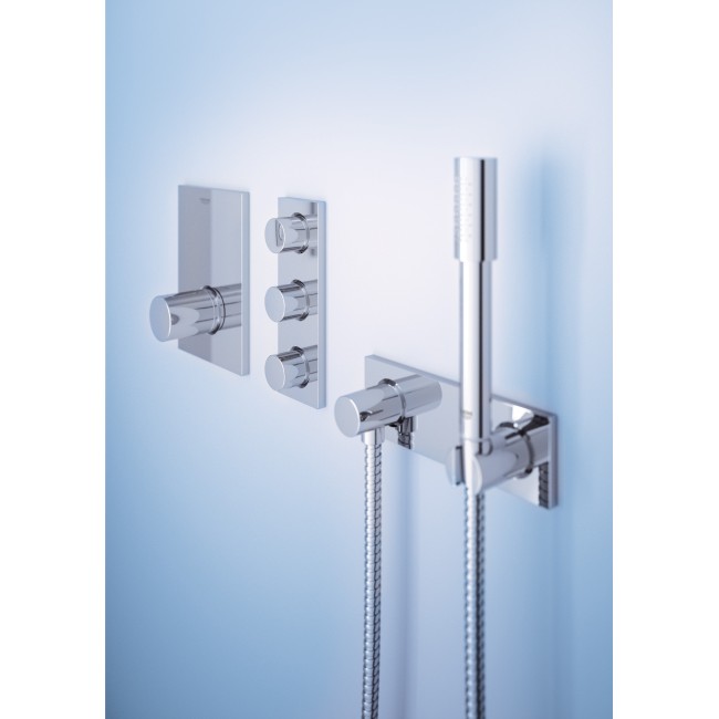 GROHE SPA Grohtherm F Внешняя часть встраиваемого вентиля, 3 выхода (27625000)