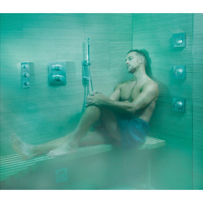 GROHE SPA Grohtherm F Внешняя часть встраиваемого вентиля, 3 выхода (27625000)