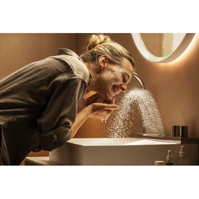 Умывальник 580/475 с хромированным смесителем hansgrohe Avalegra AquaUnit QuickClean+, 22472000