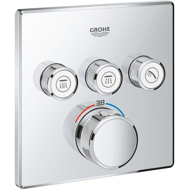 Grohe Grohtherm SmartControl Душевой комплект Rainshower SmartActive 310 Cube (34706000)