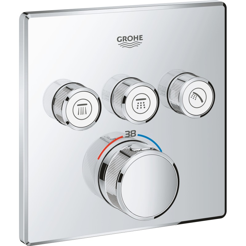 Grohe Grohtherm SmartControl Душевой комплект Rainshower SmartActive 310 Cube (34706000)