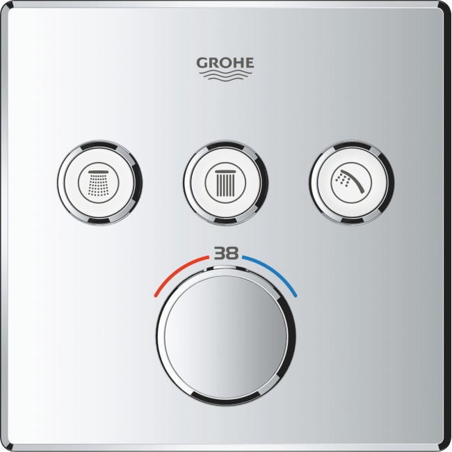 Grohe Grohtherm SmartControl Душевой комплект Rainshower SmartActive 310 Cube (34706000)