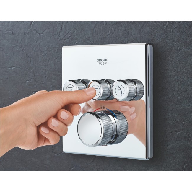 Grohe Grohtherm SmartControl Душевой комплект Rainshower SmartActive 310 Cube (34706000)