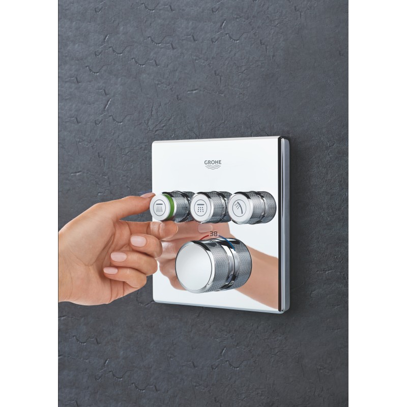 Grohe Grohtherm SmartControl Душевой комплект Rainshower SmartActive 310 Cube (34706000)