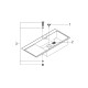 Grohe Мойка для кухни 1160 x 520 мм, 1 чаша, матовая, в уровень со столешницей (31582SD0)