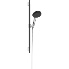 Душевой набор hansgrohe Raindance Alive Select S, Ecosmart 24602000 со стойкой Unica S Puro 65, хром