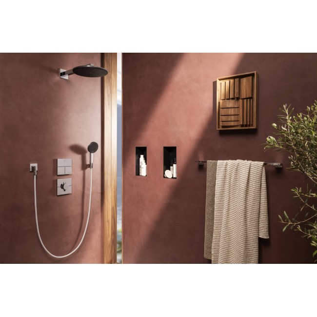 Душовий набір hansgrohe Raindance Alive Select S 3jet EcoSmart 24611000, з тримачем та шлангом 1,6 м, хром