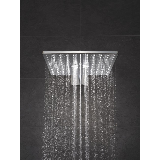 Grohe Rainshower 310 SmartActive Cube Верхний душ с душевым кронштейном 430 мм, 2 режима  (26479000)