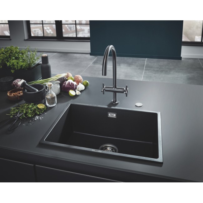 Grohe Мойка для кухни 610 x 457 мм, Granite Black (31655AP0)