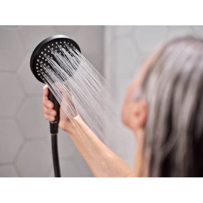 Ручний душ hansgrohe Raindance Select S 120 3jet EcoSmart 26531670 чорний матовий