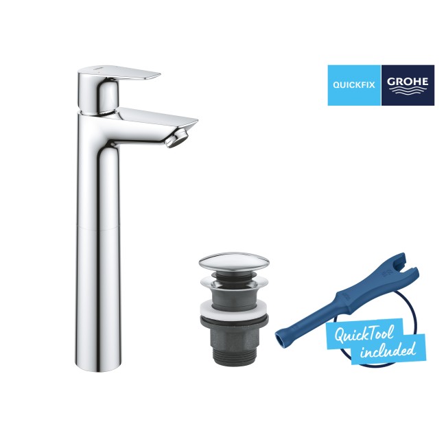 Grohe QuickFix StartEdge Одноважільний змішувач для раковини XL-Size (23777001)