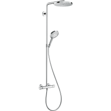 Душова система hansgrohe Raindance S 240 1jet PowderRain EcoSmart з термостатом, 28823000 хром