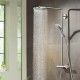 Душевая система hansgrohe Raindance S 240 1jet PowderRain EcoSmart c термостатом, 28823000 хром