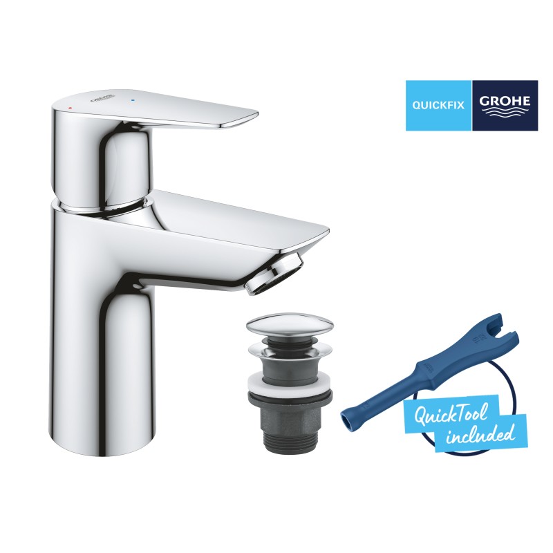 Grohe QuickFix StartEdge Смеситель однорычажный для раковины S-Size (23900001)