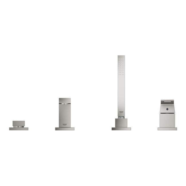 Grohe Eurocube Одноважільний змішувач для ванни на 4 отвори (19897DC1)