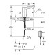 Grohe Eurosmart Cosmopolitan E Інфрачервона електроніка для раковини зі змішувачем (36325002)