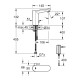 Grohe Eurosmart Cosmopolitan E Інфрачервона електроніка для раковини зі змішувачем (36325002)