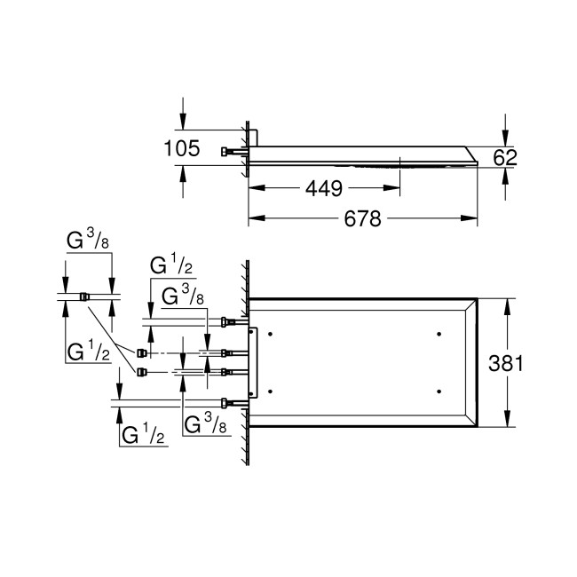 Шланговое подсоединение hansgrohe Fixfit Q 26887000 хром