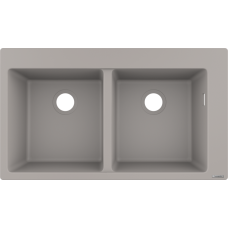 Мойка для кухни hansgrohe S51 S510-F770, бетон 43316380