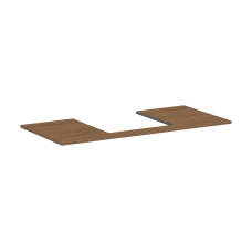 Консоль 1180/550 Xilesa E з вирізом посередині для накладної раковини, 54271550 Cashmere Oak