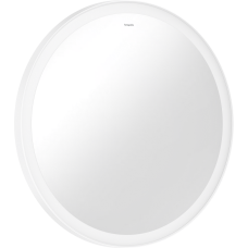 Дзеркало Xarita Lite S 700/30 з круговим LED світильником та ІЧ-датчик, білий матовий 54979700