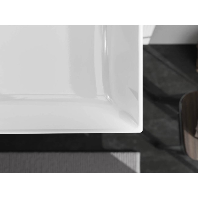 Накладний умивальник 1200/480 Xevolos E з двома отворами під змішувач, без переливу, 61104450 з покриттям SmartClean