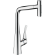 Змішувач hansgrohe Metris M71 для кухонної мийки з висувним душем, хром 73816000