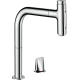 Смеситель hansgrohe Metris Select M71 для кухонной мойки с выдвижным душем, хром 73818000