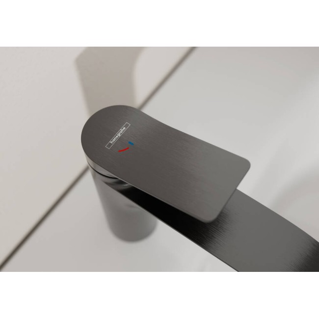 Змішувач hansgrohe Vivenis для раковини зі зливним гарнітуром, чорний матовий хром 75014340