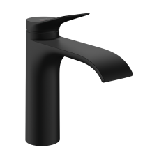 Змішувач hansgrohe Vivenis CoolStart для раковини з зливним гарнітуром, чорний матовий 75023670
