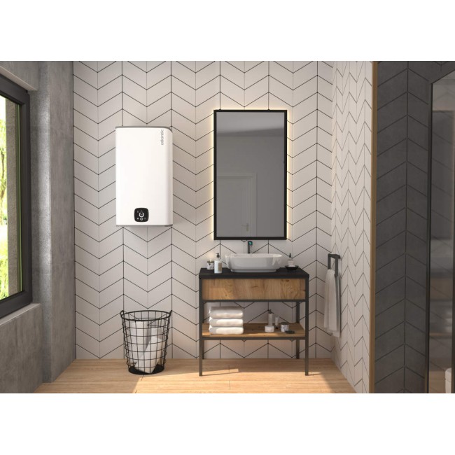 Водонагрівач побутовий електричний Atlantic Steatite Cube WI-FI ES-VM 100 S4 C2 WD (2400W) white