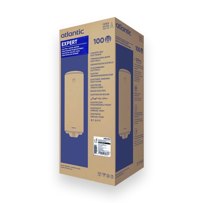 Водонагрівач побутовий електричний Atlantic Opro Expert VM 100 D400S-2-B (2000W)