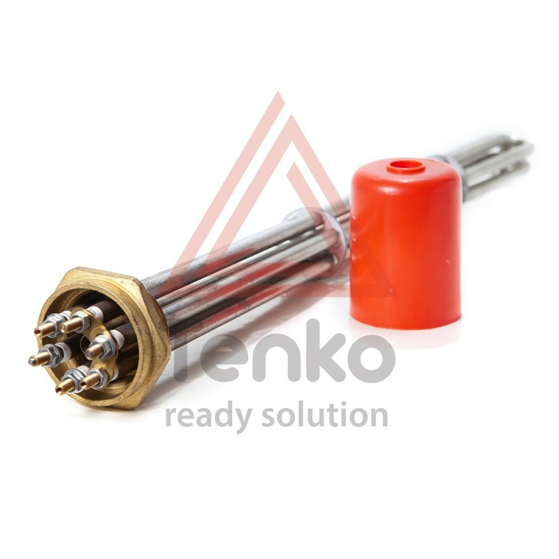 Блок тэнов 15000Вт крепление гайка латунная 1,5" L=500mm