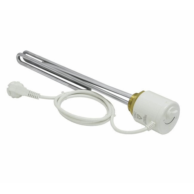 Тен Tenko 3,0 кВт, нарізь 1"1/4 ,гнутий,з термостатом, нерж.