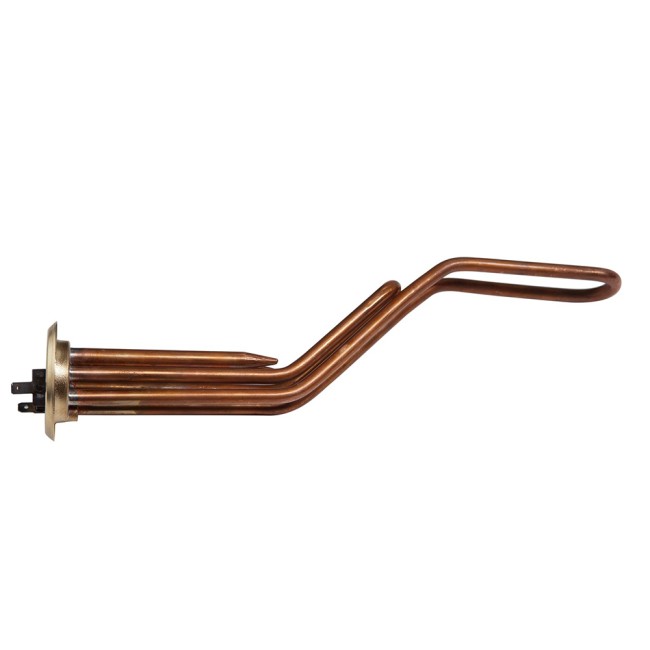 Тен 1,3+0,7 кВт мідь, гнутий, з трубками під 2 т/д, під анод М4