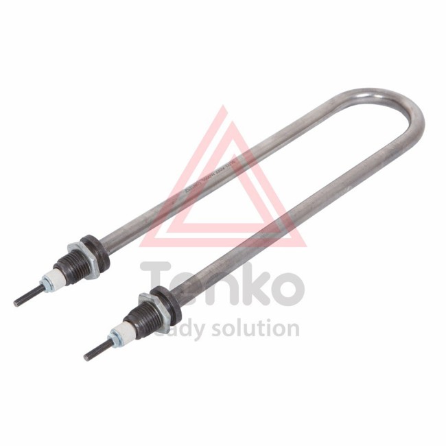 Тэн нержавейка 1,0 кВт, Д-10, М16х1,5, R21 дуга