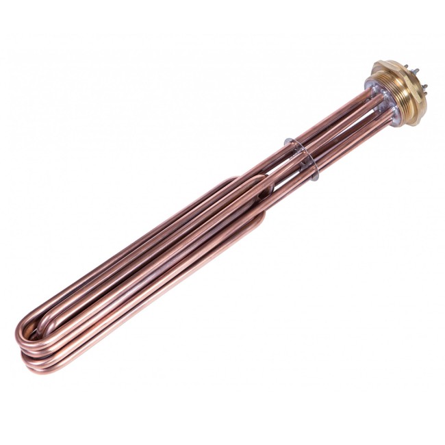 Блок ТЭНов мощностью 12,0 кВт/380 В (медь) резьба G 2" Н для котлов Tenko SMART