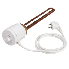 Тэн Tenko RS 1, кВт, резьба 1"1/4 ,прямой, с термостатом, медь