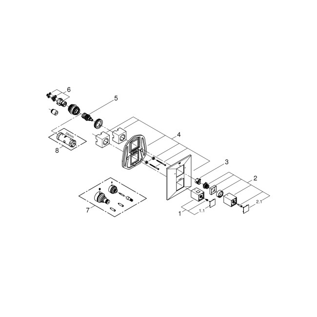 GROHE SPA Allure Brilliant Термостат для ванны или душа (19792000)