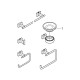 Grohe Essentials Cube Набор аксессуаров 5 в 1 (40758001)