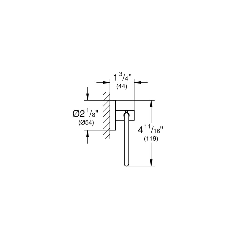 Grohe Essentials Держатель туалетной бумаги (40689001)