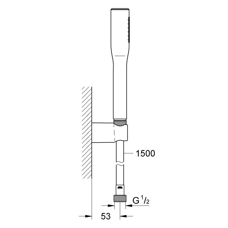 Grohe Euphoria Cosmopolitan Stick Душевой набор с 1 режимом струи (27369000)