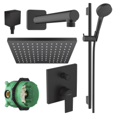 Душова система hansgrohe Vernis Shape 20230004 (71468670, 01800180, 26423670, 26455670, 26283670, 26405670) чорний матовий