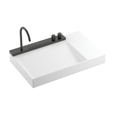 Умывальник 780/475 с хромированным смесителем hansgrohe Avalegra AquaUnit QuickClean+, 22473340