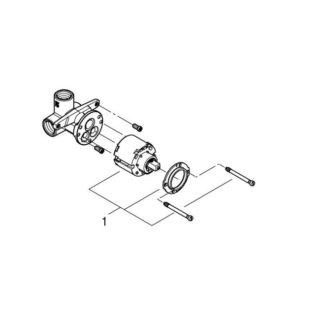 Grohe Встраиваемая часть смесителя , однорычажный (33964000)