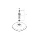<i>GROHE SPA</i> Grandera 210 Верхний душ с одним режимом (27974000)